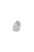 Codo 45 MH de 50.8mm PVC para aspiración centralizada