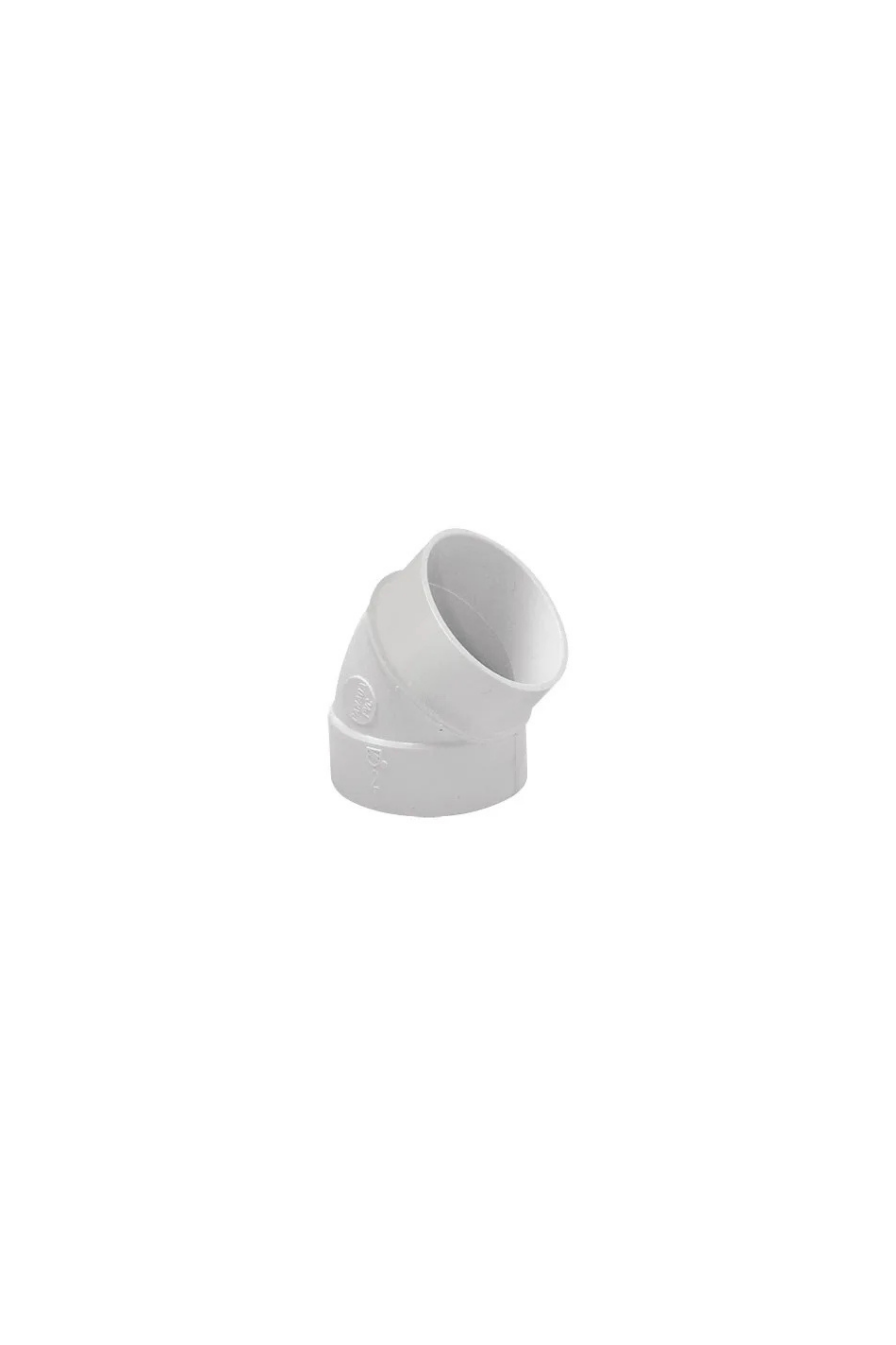 Codo 45 MH de 50.8mm PVC para aspiración centralizada