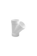 T de 45 de 50.8 mm PVC para aspiración centralizada